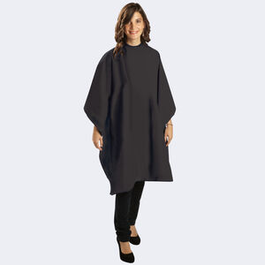 EXTRA-LARGE WATERPROOF ALL-PURPOSE CAPE BLACK, , hi-res