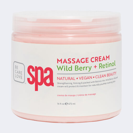 MASSAGE CREAM (16 oz.) WILD BERRY + RETINOL, , hi-res