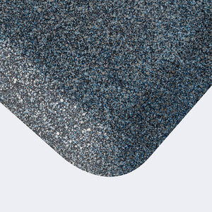 GRANITE SAPPHIRE - 3/4” Metallic flecked mat (3' x 5', Half-round), , hi-res