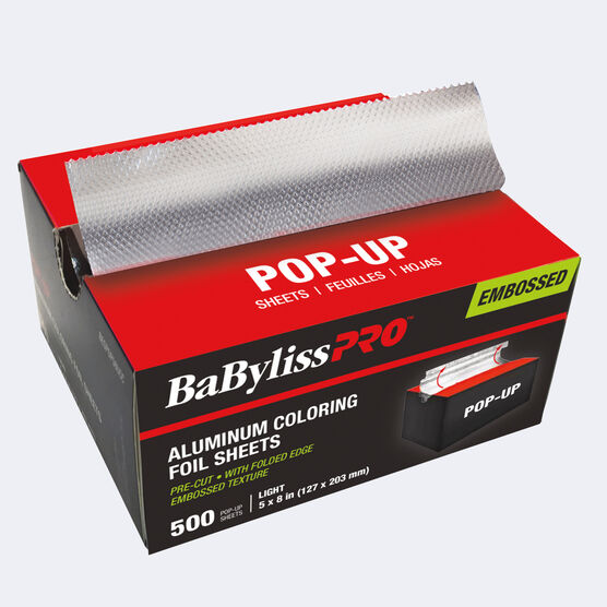 BaBylissPRO® Pop-up Aluminum Coloring Foil, 500 Sheets, , hi-res