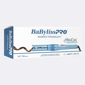 BaBylissPRO® Nano Titanium™ MiraCurl™ 3/4 Advanced Automatic Curler, , hi-res