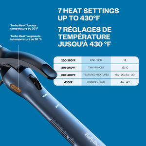 BaBylissPRO&reg; Nano Titanium&trade; Fer &agrave; friser PrecisionGrip&trade; de 1-1/2 po (La Collection Signature), , hi-res