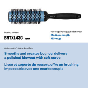 BaBylissPRO&reg; Nano Titanium Extra-Long Professional Brush (43 mm), , hi-res