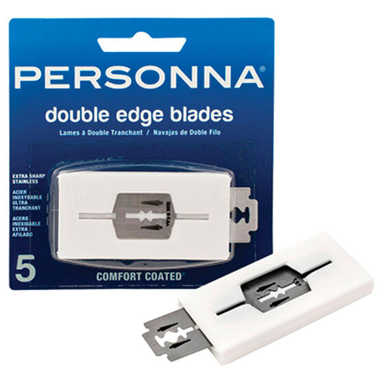 PERSONNA Lames a deux tranchants avec rev&ecirc;tement &laquo; Comfort Coated&reg; &raquo; (Paquet de 5), , hi-res