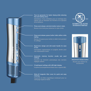 BaBylissPRO® Nano Titanium™ STYLE/SWITCH™ Séchoir multi-coiffant ionique, , hi-res