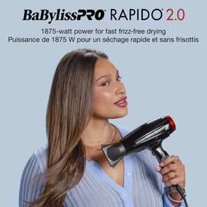 BaBylissPRO&reg; Rapido&reg; 2.0 High-performance professional ionic light hairdryer, , hi-res