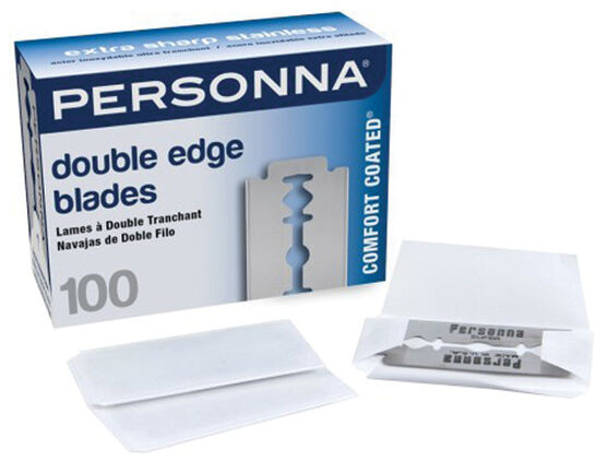 PERSONNA Comfort Coated&reg; Double Edge Blades (Box of 100), , hi-res