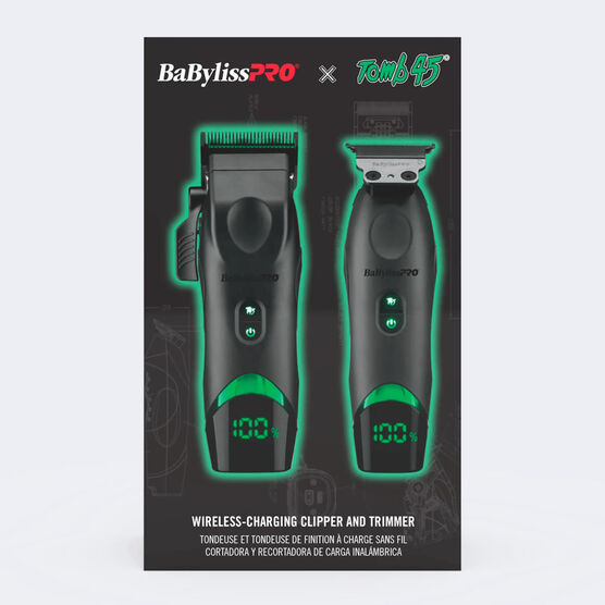 BaBylissPRO&reg; x Tomb45&reg; Ensemble Tondeuse et Tondeuse de finition &agrave; chargement sans fil (S&eacute;rie Limit&eacute;e) - Discontinu&eacute;, , hi-res