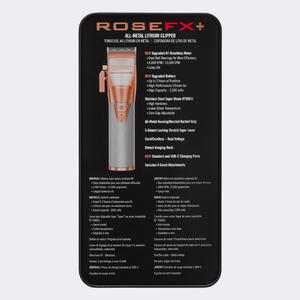 BaBylissPRO® ROSEFX+ Tondeuse métallique au lithium, , hi-res