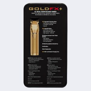 BaBylissPRO® GOLDFX+ SKELETON METAL LITHIUM TRIMMER, , hi-res