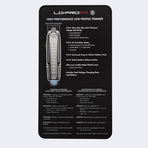 BaBylissPRO® FXONE™ Lo-ProFX High Performance Low-Profile Trimmer (Silver), , hi-res