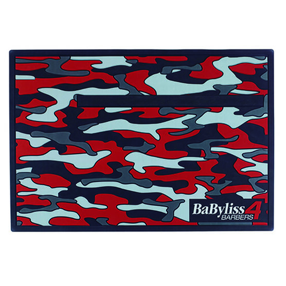 BaBylissPRO® Red Camo Magnetic Strip Barber Mat, , hi-res
