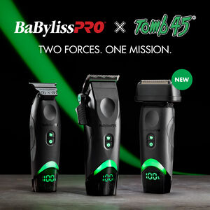BaBylissPRO&reg; x Tomb45&reg; Wireless Charging Double-Foil Shaver, , hi-res