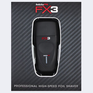 BaBylissPRO® FX3 Cord/cordless High Speed Double Foil Shaver (Black), , hi-res