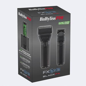 BaBylissPRO&reg; FXONE&trade; BLACKFX Pr&eacute;emballage Tondeuse de finition et rasoir &agrave; double lame, , hi-res