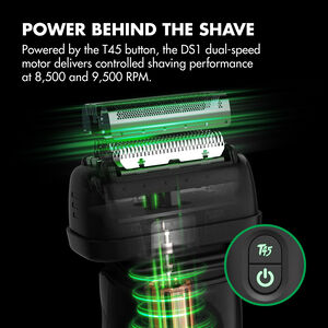 BaBylissPRO&reg; x Tomb45&reg; Wireless Charging Double-Foil Shaver, , hi-res