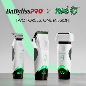 BaBylissPRO&reg; x Tomb45&reg; Wireless-Charging Trimmer (White), , hi-res