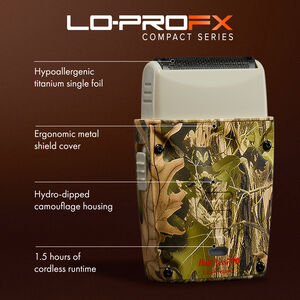 BaBylissPRO&reg; Limited Edition LO-PROFX Compact Single-Foil Shaver (Camo), , hi-res