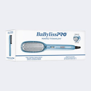 BaBylissPRO® Nano Titanium™ Ionic Thermal Paddle Brush, , hi-res