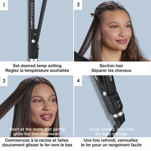 BaBylissPRO&reg; Nano Titanium&trade; 1-1/2 Ultra Slim Flat Iron (Black), , hi-res