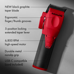 BaBylissPRO&reg; COREFX Clipper (Limited Edition Red), , hi-res