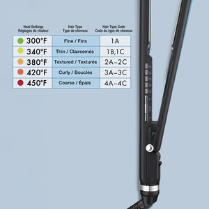 BaBylissPRO&reg; Nano Titanium&trade; 1-1/2 Ultra Slim Flat Iron (Black), , hi-res