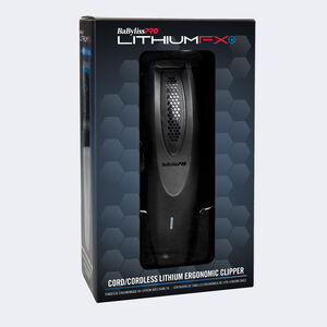 BaBylissPRO® LITHIUMFX+ TONDEUSE ERGONOMIQUE AU LITHIUM AVEC/SANS FIL NOIR MAT, , hi-res