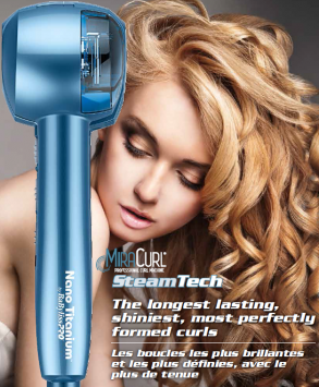 Nano Titanium by BaBylissPRO Professional Curl Machine MiraCurl SteamTech (BABNTMC2C)