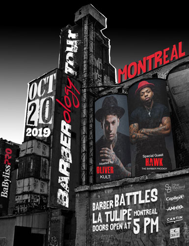 BARBEROLOGY TOUR --> TORONTO & CALGARY PRINTEMPS 2020