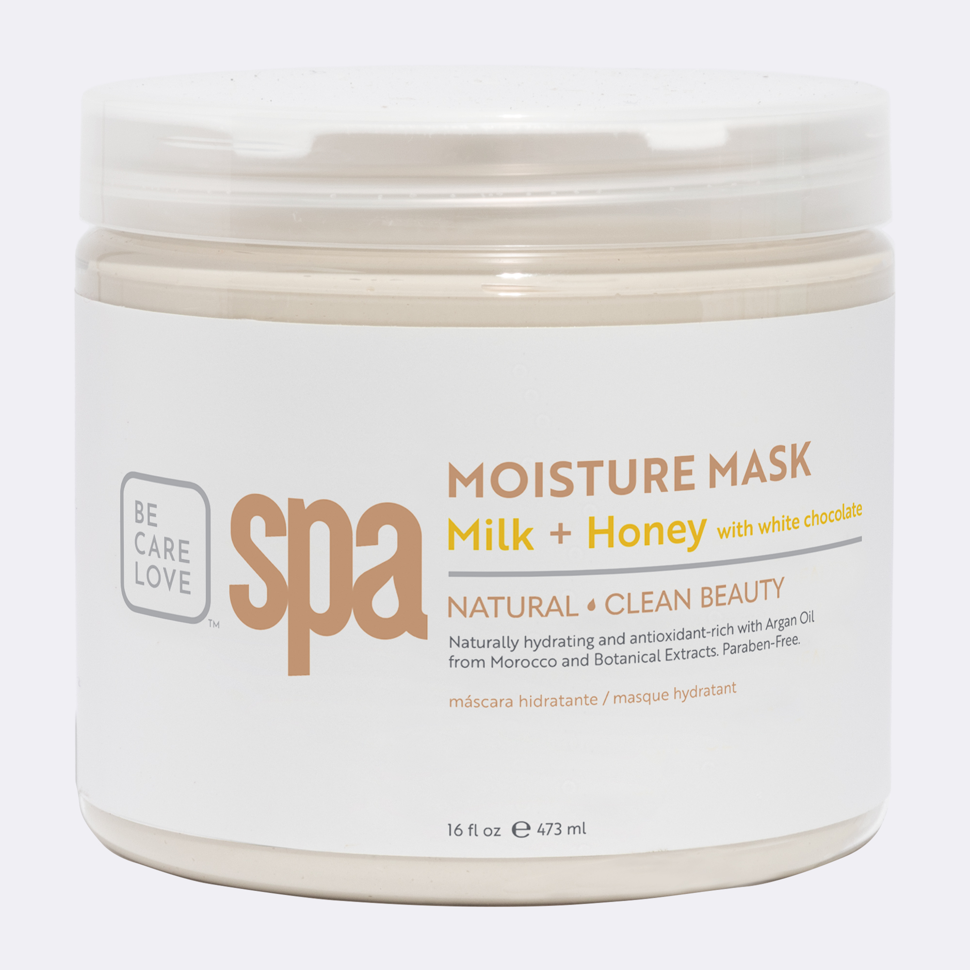 MASQUE HYDRATANT (16 oz.) LAIT + MIEL AVEC CHOCOLAT BLANC, , small