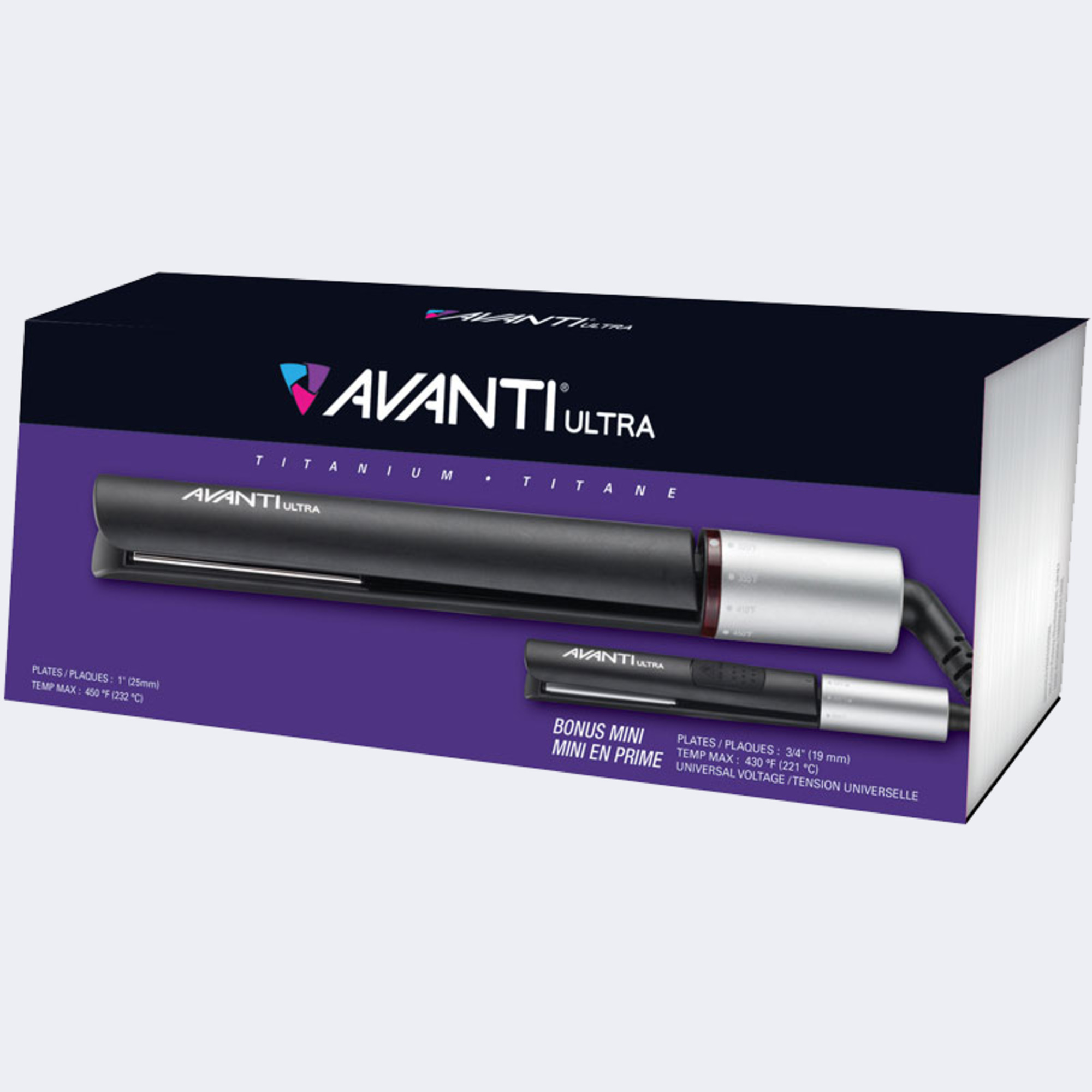 avanti ultra titanium flat iron