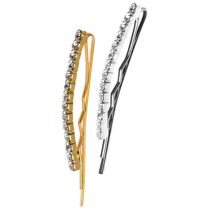 gold hair pins