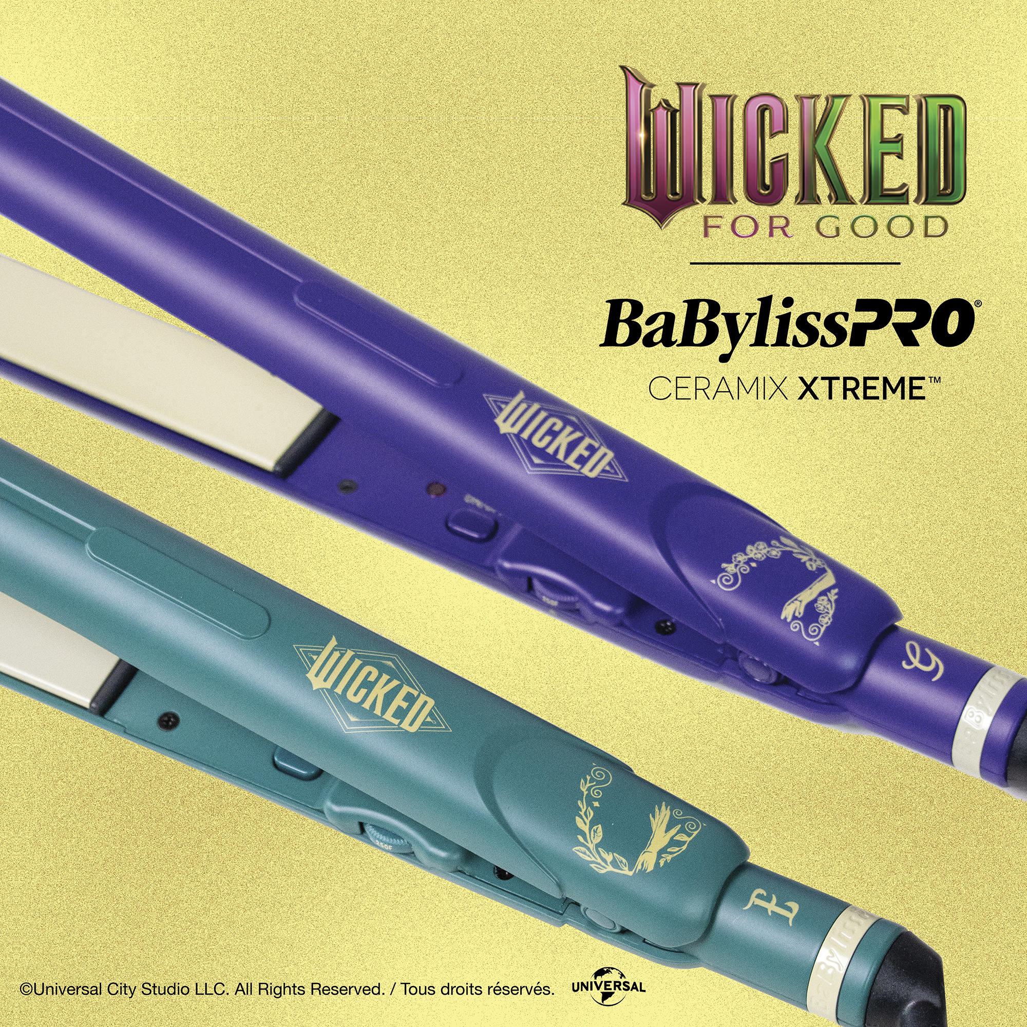 BaBylissPRO® Ceramix Xtreme™ Wicked: For Good Glinda 1