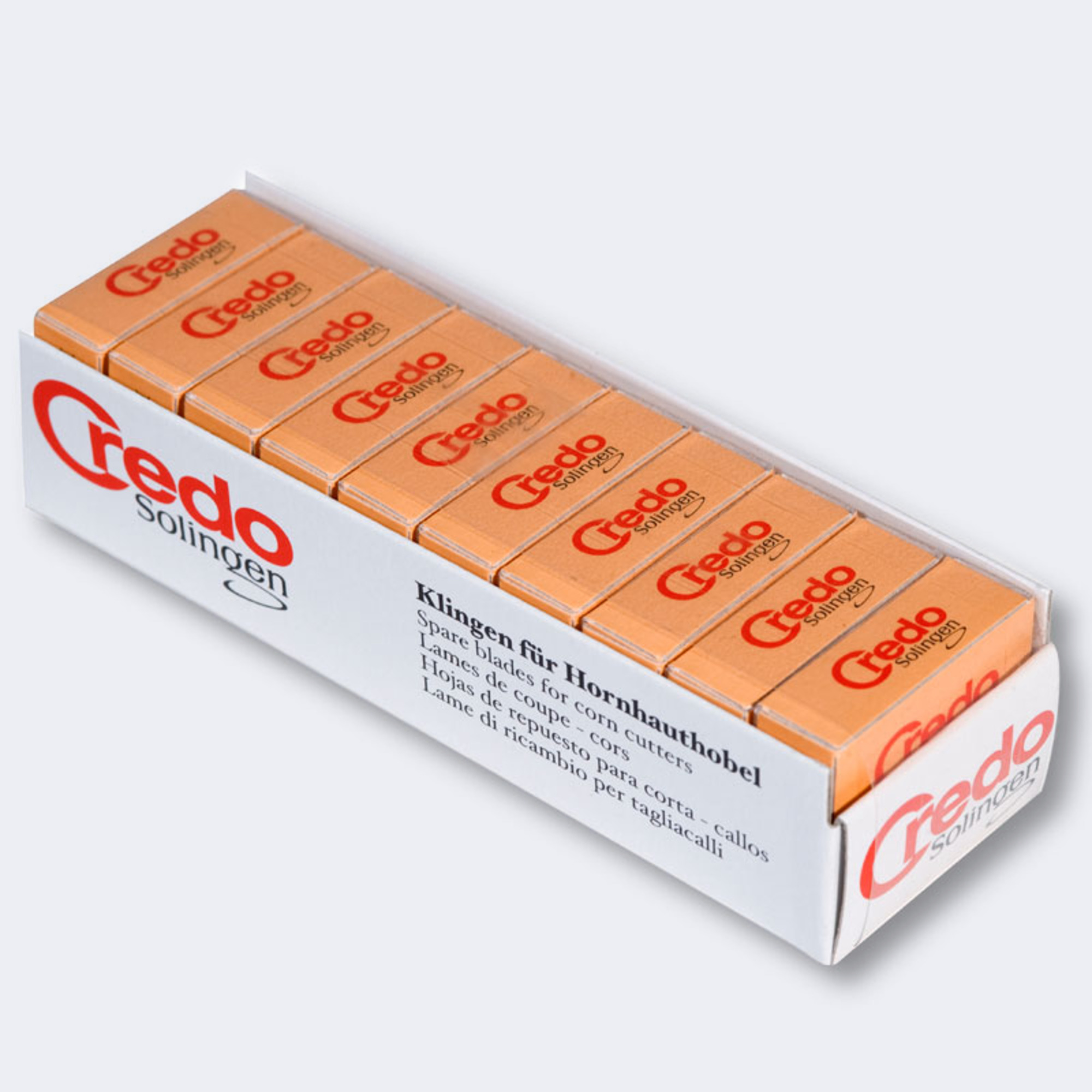 CREDO SOLINGEN BLADES FOR CALLUS REMOVER 100/BOX cadannyco