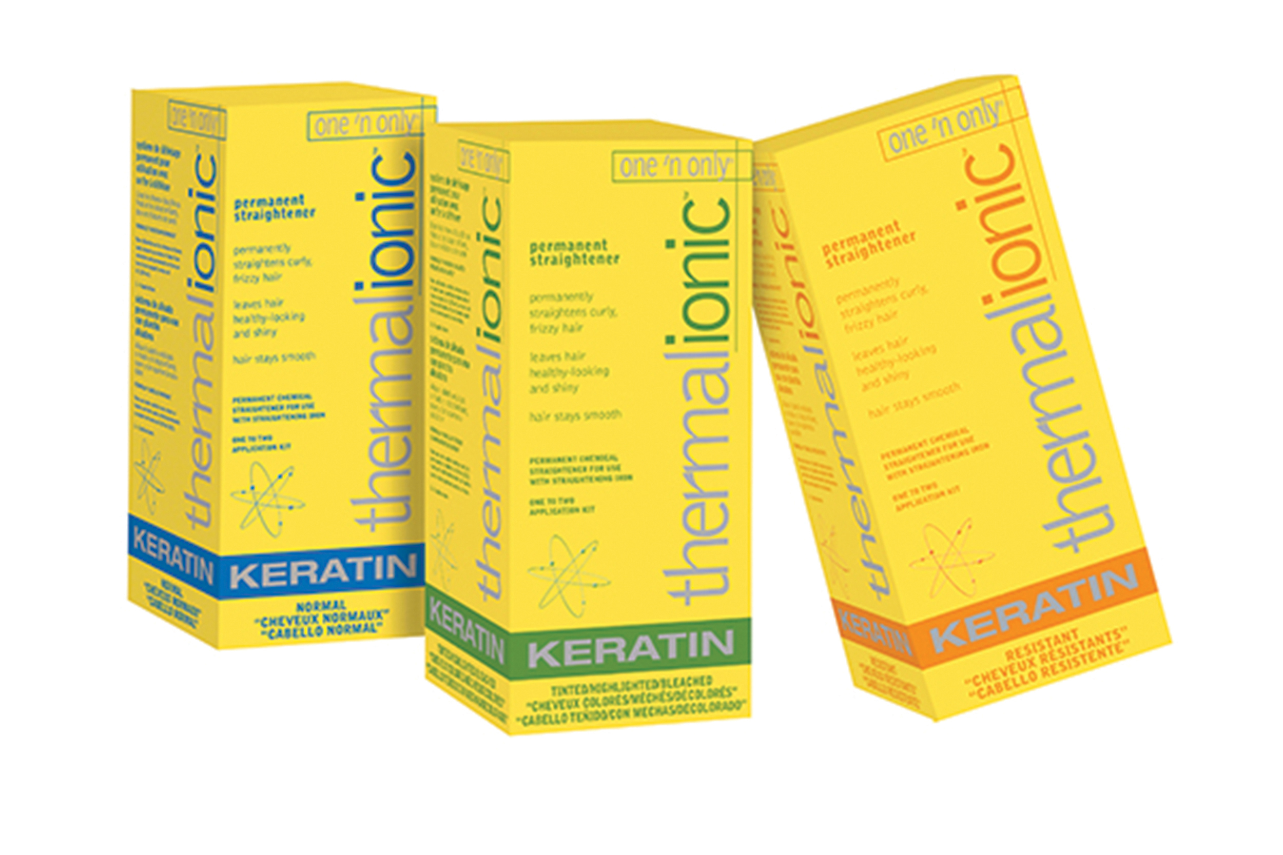 ONE ’N ONLY® KERATIN THERMALIONIC PERMANENT CHEMICAL STRAIGHTENER FOR USE WITH STRAIGHTENING