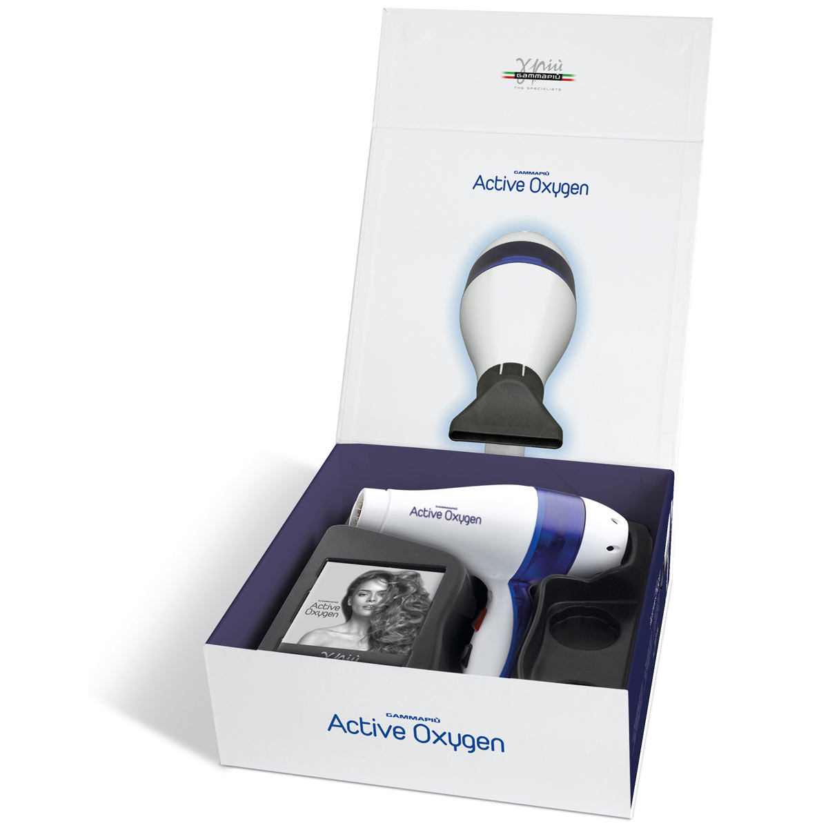 Hairdryer With Active Oxygen Emission And Nano Silver Technology