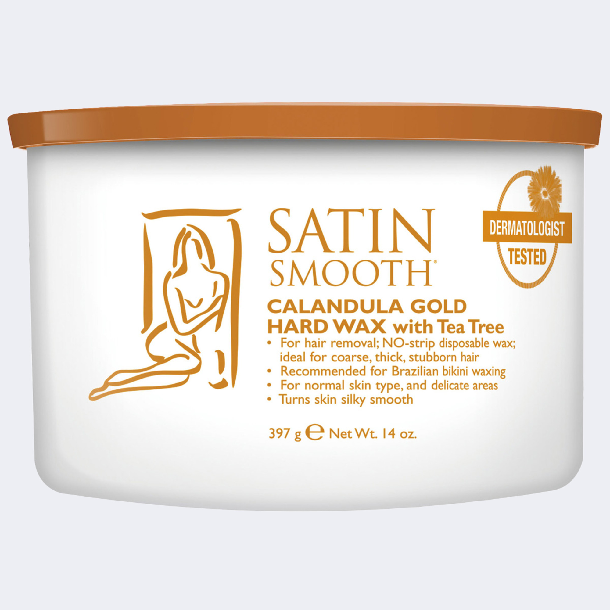 Satin Smooth Calendula Gold Hard Wax Ca Dannyco